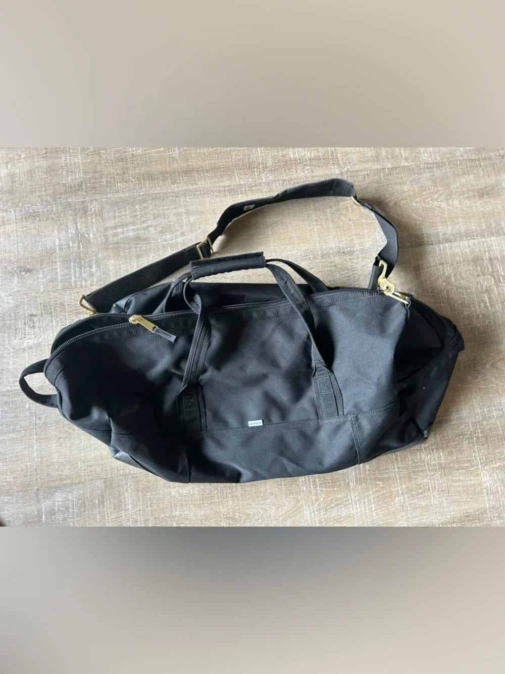 ▶️ Carhartt Legacy 23” Gear Bag Black Duffel Travel Gym Workwear Canvas - Picture 10 of 10